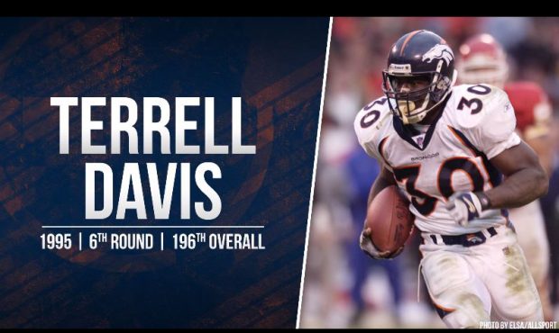 A sixth-round pick (196th overall) in the 1995 NFL Draft, running back Terrell Davis is Sports Radi...